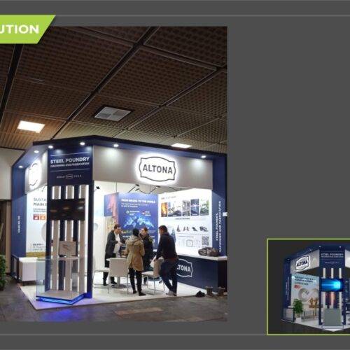 Custom exhibition stand