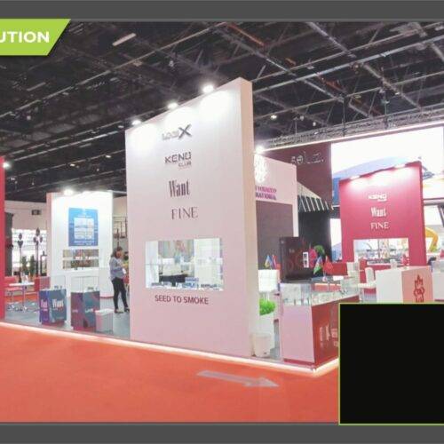 Custom exhibition stand