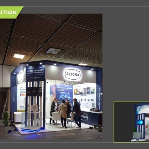 Custom exhibition stand